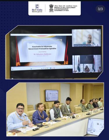 launch of Navonmesh Protsahan Spardha: Kaushalta se Udyamita jointly launched by MSDE and Aditya Birla Capital Foundation (ABCF)