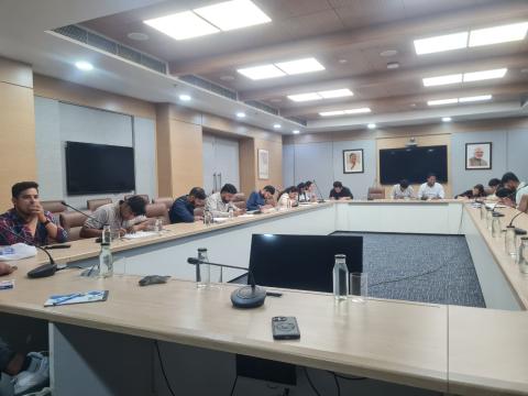 स्वच्छता पखवाड़ा–2026 के अंतर्गत चल रही पोस्टर निर्माण प्रतियोगिता