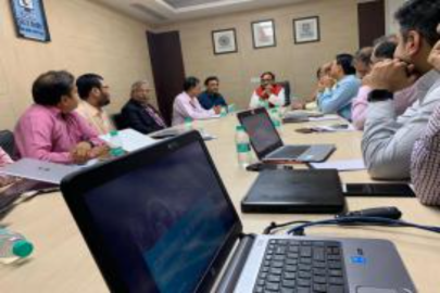 Honble Minister, MSDE Dr Mahendra Nath Pandey visit to DGT office,Kaushal Bhavan